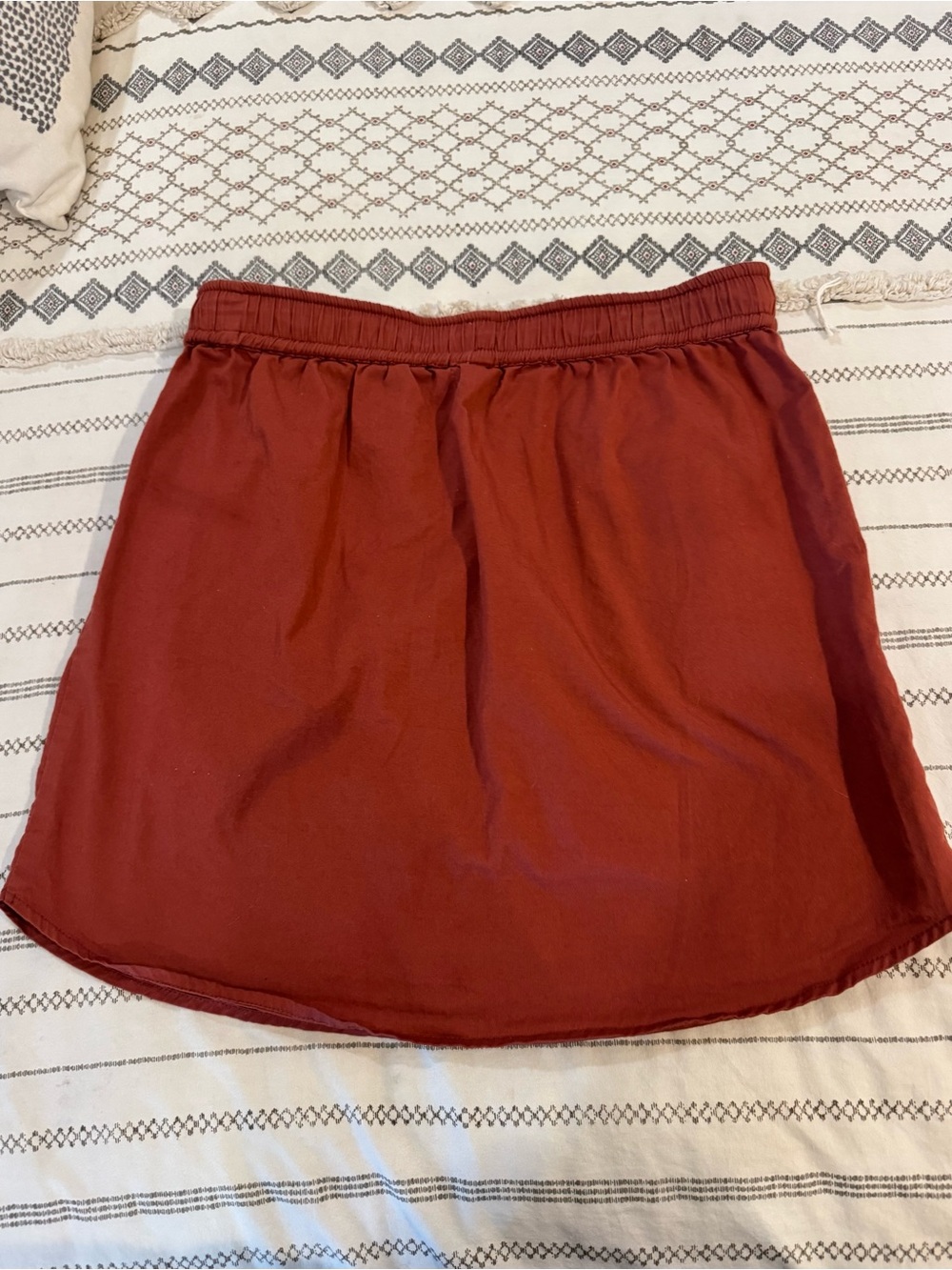 Sundry for Evereve Rust Drawstring Skirt - Picture 4 of 4